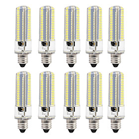 BRELONG 10pcs 8W 700lm LED Corn Lights 152 LED Beads SMD 3014 Dimmable Warm White White 220V 110V