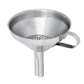 Stainless Steel Coffee Funnel With Detachable Strainer Filter For Cooking Flask Funnels
