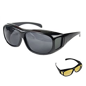 Plastic Shell Mixed Material Black Yellow 1pc Rulers Tape Measures Sunglasses Eyeglasses 15cm