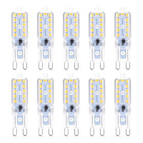 YWXLIGHT 10pcs 5W 300-400lm G9 LED Bi-pin Lights T 22 LED Beads SMD 2835 Decorative Warm White Cold White Natural White 110-130V 220-240V