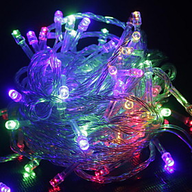 10m String Lights 100 LEDs Warm White RGB White Green Blue