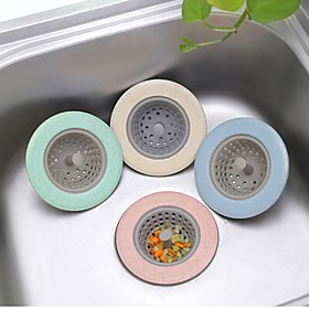 Silicone Tpr Kitchen Sink Strainer Bathroom Shower Drain Cover Colander Sewer Hair Filter Random Color
