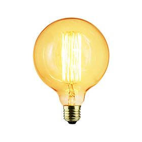 1pc 40 W E26 / E27 / E27 G125 Warm White Incandescent Vintage Edison Light Bulb 220-240 V / 110-130 V