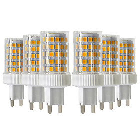 YWXLIGHT 6pcs 10W 900-1000lm G9 LED Bi-pin Lights T 86 LED Beads SMD 2835 Dimmable Warm White Cold White Natural White 220-240V