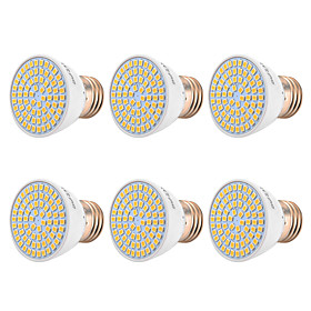 YWXLIGHT 6pcs 7W 500-700lm E26 / E27 LED Spotlight 72 LED Beads SMD 2835 Warm White Cold White Natural White 110-130V 220-240V