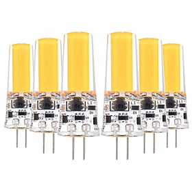 YWXLIGHT 6pcs 5W 400-500lm G4 LED Bi-pin Lights T 1 LED Beads COB Decorative Warm White Cold White 12V 12-24V