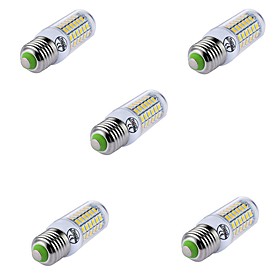 5pcs 8W 880lm E26 / E27 LED Corn Lights T 69 LED Beads SMD 5730 Decorative Warm White / Cold White 220-240V