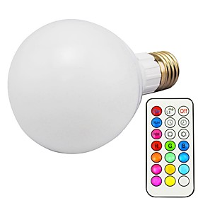 1pc 10W 800lm E26 / E27 LED Smart Bulbs G80 18 LED Beads SMD 5730 Dimmable Decorative Remote-Controlled RGBWW RGBW 85-265V