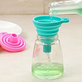 Kitchen Tools Silicone Easy to Carry / Creative Kitchen Gadget Funnel Everyday Use 1pc