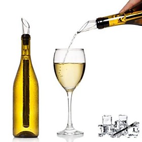 Wine Pourer Silica Gel / Stainless Steel, Wine Accessories High Quality Creative for Barware Easy to Use / Creative Novelty 1pc