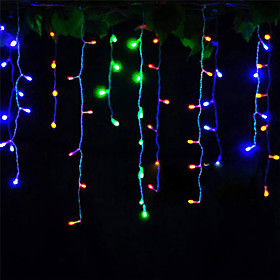 4m String Lights 96 LEDs Warm White / Cold White / Red Decorative / Linkable 220-240 V 1pc