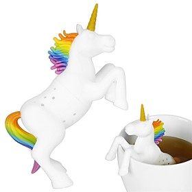Silicone Cute / Tea Unicorn 1pc Filter / Tea Strainer
