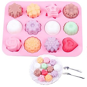 Bakeware tools Silicone Creative / DIY For Cookie / For Cupcake / For Chocolate Cake Molds / Cookie Cutters / Dessert Tools 1pc