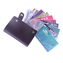pochette en cuir d'utilité cas titulaire de la carte (couleur aléatoire)