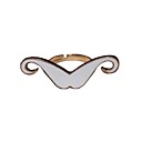 Bague Moustache flex...
