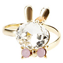 Lapin en cristal arc...