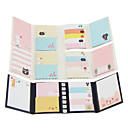Cartoon pliant Self-Stick Remarque Set (couleur aléatoire)