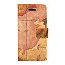 Map Design Leather C...