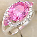 Bague cristal rose