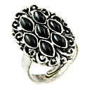 Bague fleur noir .co...