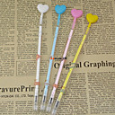 3D Design Coeur à la poussière d'encre noire stylo gel (couleur aléatoire)