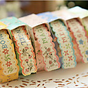dentelle style autocollant de papier (modèle aléatoire)