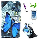 motif de papillon bl...