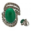 bague de jade de met...