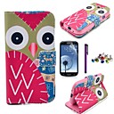 Owl Deer Pattern PU ...