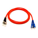 3m 9.84ft SC-st Toslink optique m / m carré ports multimodes audio