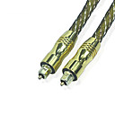 Câble audio m / m carré du port optique Toslink 1m 3.28ft