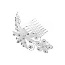 fleur argent cristal...