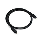 Câble audio m / m carré du port optique Toslink 1m 3.28ft