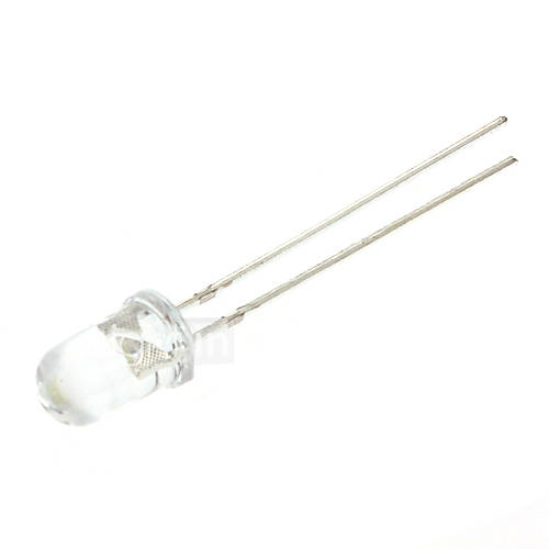 5mm White Light LED Lamp Bead (10-Pack)