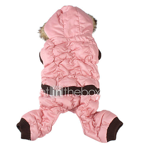 Fashionalbe Swiss Pongee Stil Mantel mit Hose für Hunde (Farbe sortiert, XS-XL)