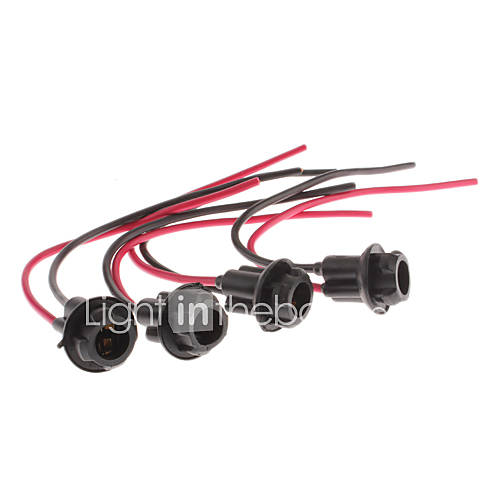 T10 LED Lamp Holder Kabel (4-Pack)