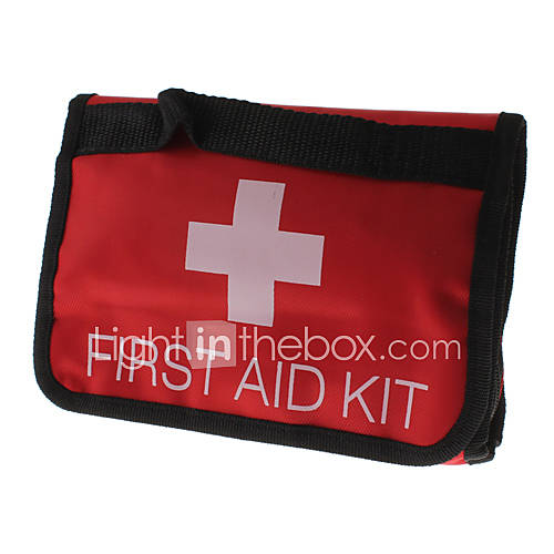 Cloth Travel First Aid Kit (Red)