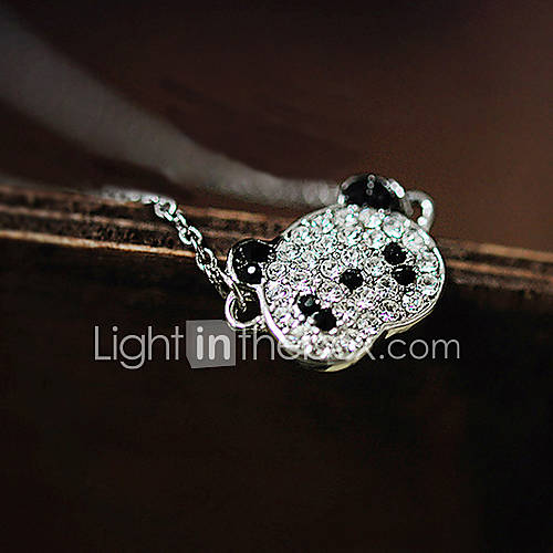 Le Japon et la Corée du Sud de mode d'édition beau panda plein de diamants Collier clavicule N574 Le Japon et la Corée du Sud de mode d'édition beau panda plein de diamants Collier clavicule N574