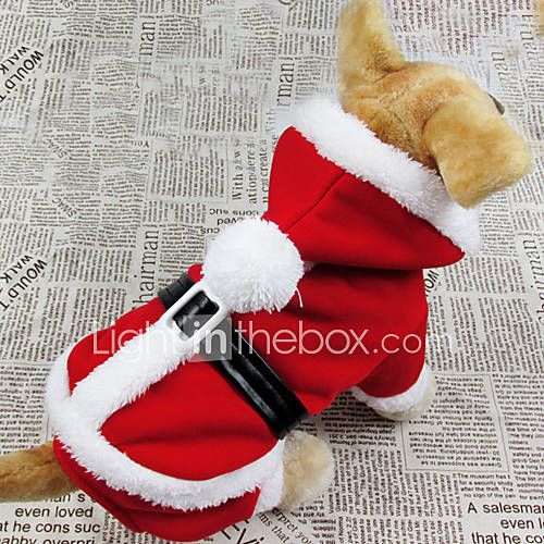 Weihnachten Stil Kostüm Vierbeinige Pants mit Kapuze für Haustiere Hunde (verschiedene Größen)