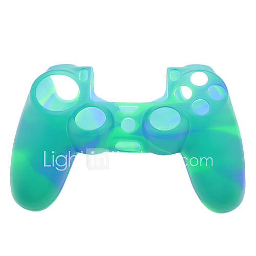 Silikon Skin für PS4 Controller (Green & Blue)