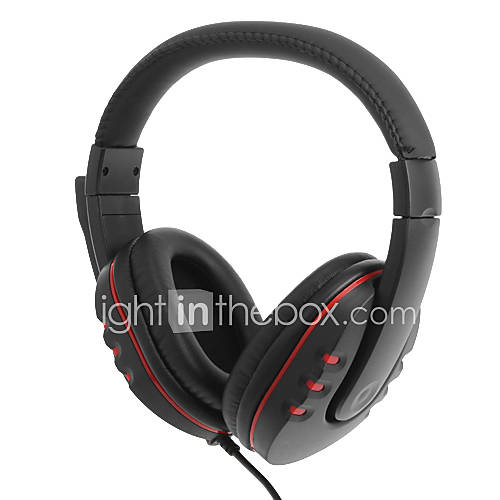 USD  18,86 - Luxus USB Stereo Kopfhörer Headset, kompatibel für PC PS3 mit Fernbedienung, mit Kabel
