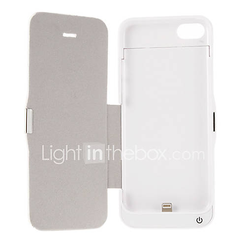 2200mAh Voll Bady Battery Case für iPhone 5C Weiß