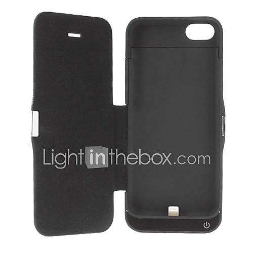 2200mAh Voll Bady Battery Case für iPhone 5C Schwarz