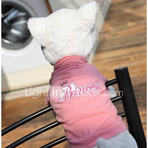 Pet Baumwolle Super Rosa Ausschreibungs And Lovely T-Shirt für Haustiere Hunde (verschiedene Größen)
