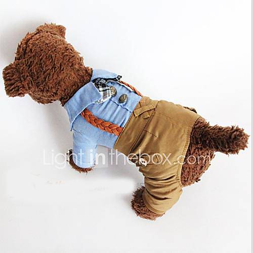 Fashion British Style Siamese Hosen für Haustier-Hunde (die sortierte Größe, Farbe sortiert)