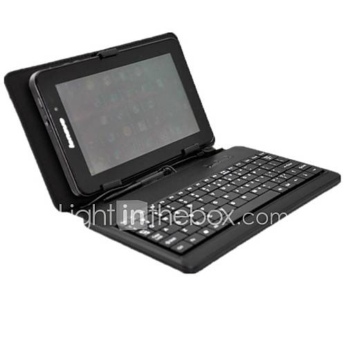Neppt Portable USB-Tastatur Ledertasche für 8-Zoll-Tablet PC