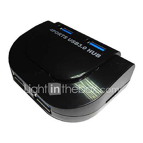 Compact 4-Port-USB-3.0-Superspeed 5.0Gbps HUB