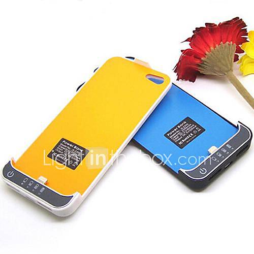 2200mah External Portable Backup Battery Pack Case Power Bank Adapter Charger for iPhone 5/5s