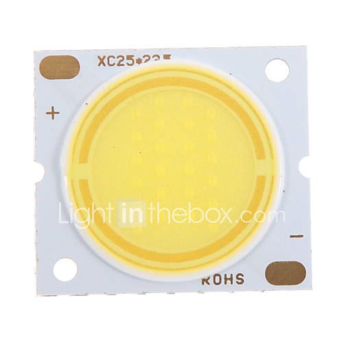 12W COB 1100-1200LM 6000-6500K Cool White Light LED Chip (36-40V, 300uA)