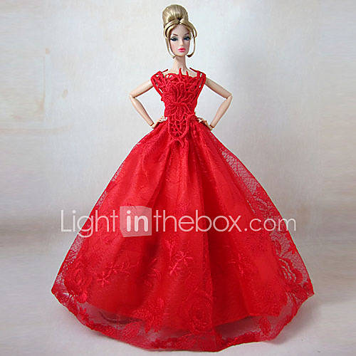 Barbie-Puppe Wald Prinzessin Red Dress
